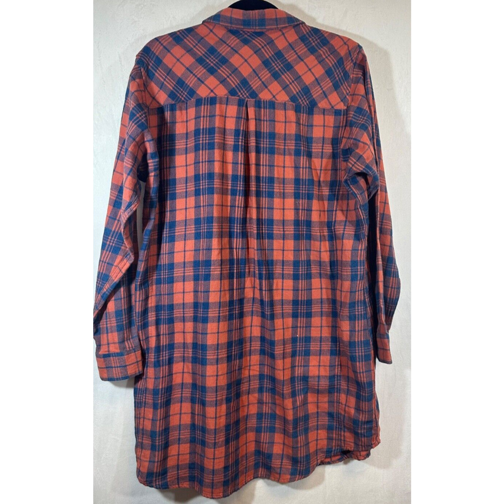 Toad & Co Dress Women L Shirt Button Down Plaid Organic Gorpcore Cabincore C16 - Picture 5 of 7